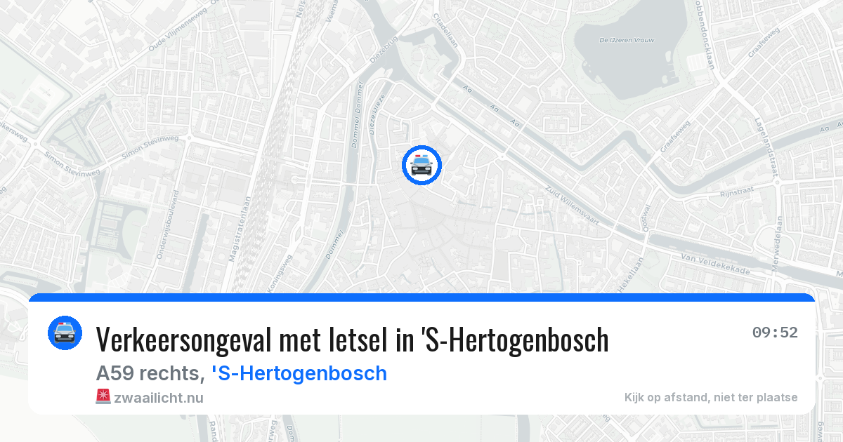 Verkeersongeval met letsel in 'S-Hertogenbosch — 30 mei 2026