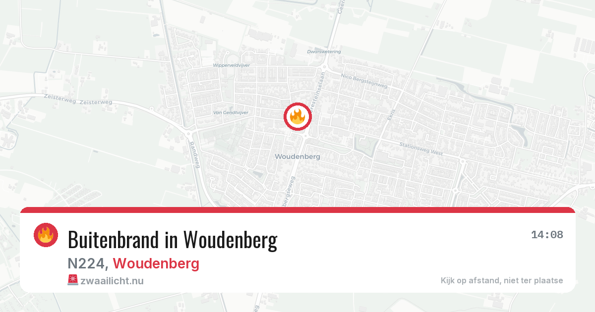 Buitenbrand in Woudenberg — 19 apr 2026