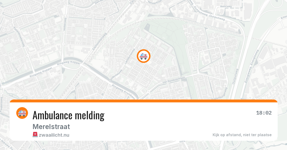 Ambulance melding — 27 mei 2026