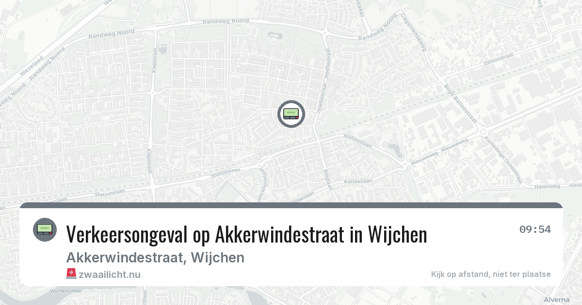 Verkeersongeval op Akkerwindestraat in Wijchen — 5 mrt 2026