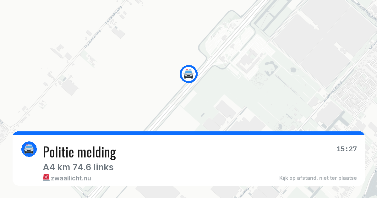 Politie melding — 16 jul 2026