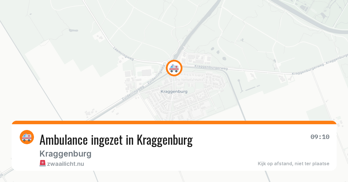 Ambulance ingezet in Kraggenburg — 21 apr 2026