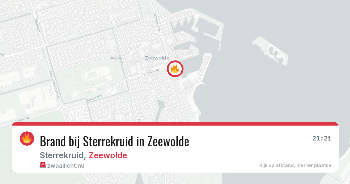 Brand bij Sterrekruid in Zeewolde — 13 jul 2026