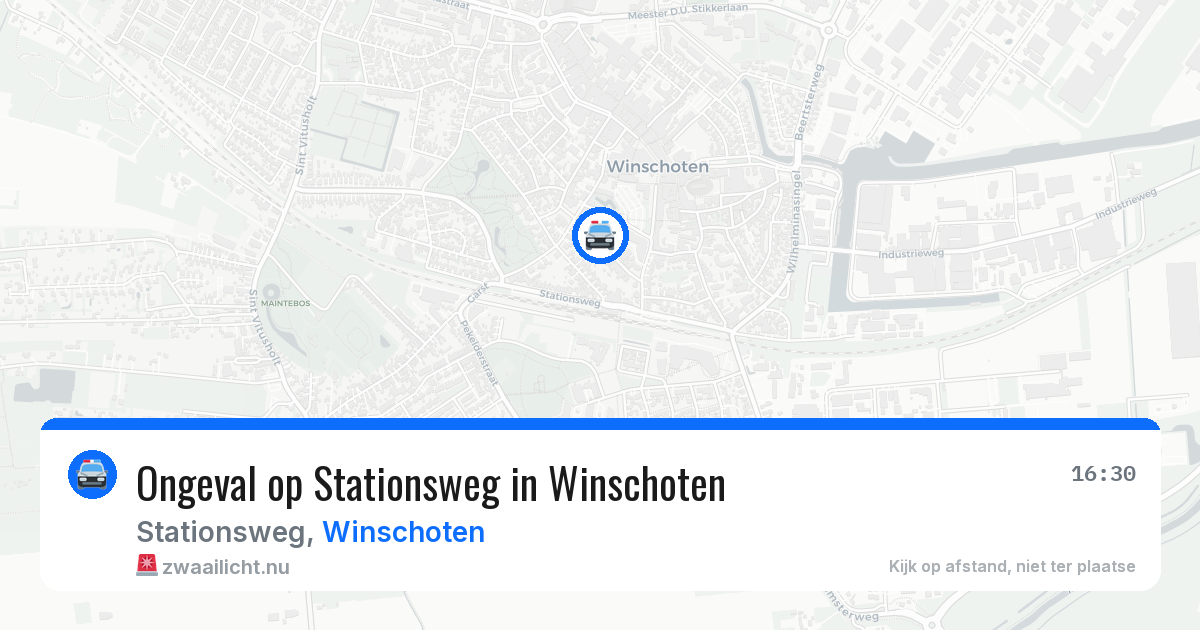 Ongeval op Stationsweg in Winschoten — 15 apr 2026