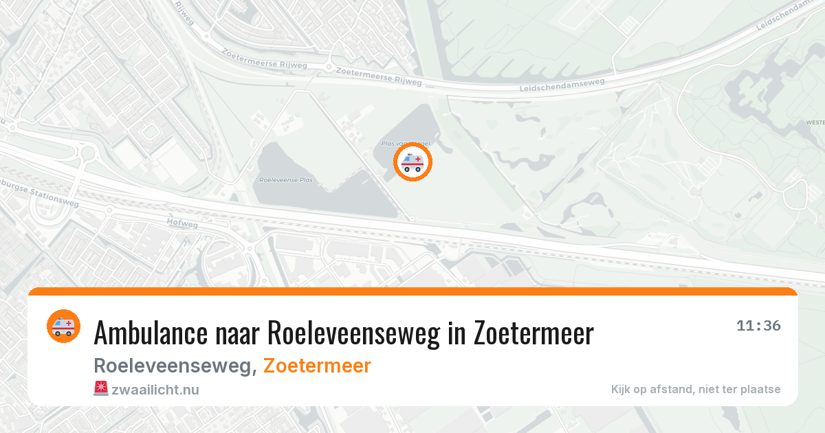 Ambulance naar Roeleveenseweg in Zoetermeer — 15 jul 2026