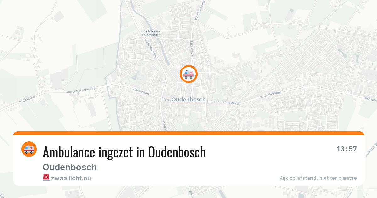 Ambulance ingezet in Oudenbosch — 10 jul 2026