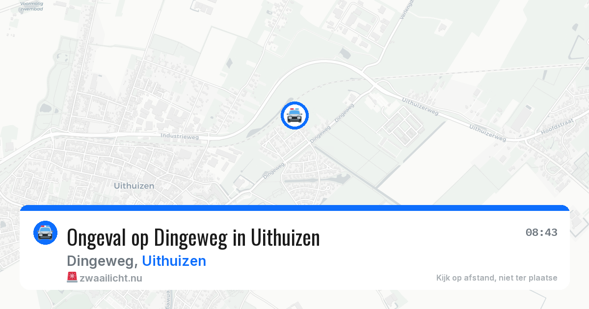 Ongeval op Dingeweg in Uithuizen — 17 mrt 2026