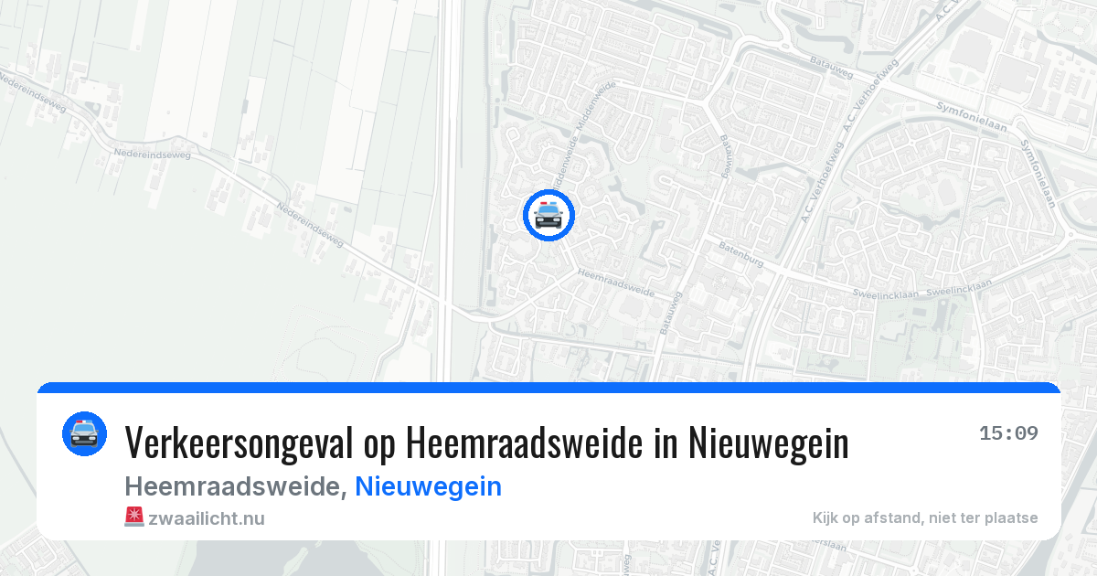 Verkeersongeval op Heemraadsweide in Nieuwegein — 3 jun 2026