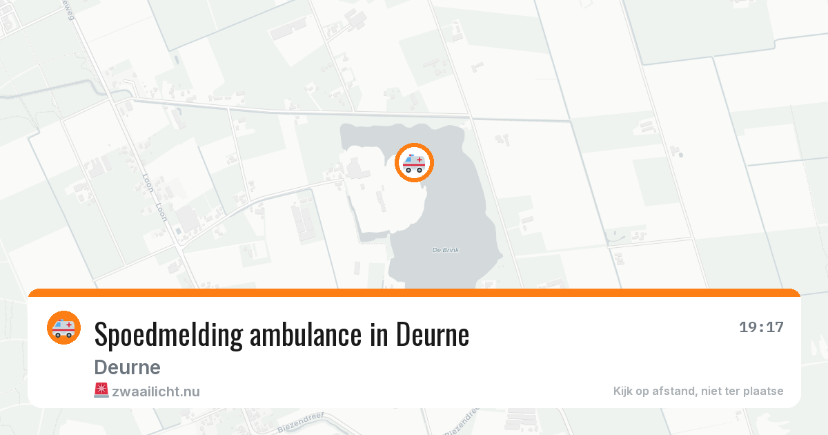Spoedmelding ambulance in Deurne — 23 mei 2026