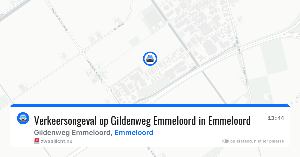 Verkeersongeval op Gildenweg Emmeloord in Emmeloord — 21 jul 2026
