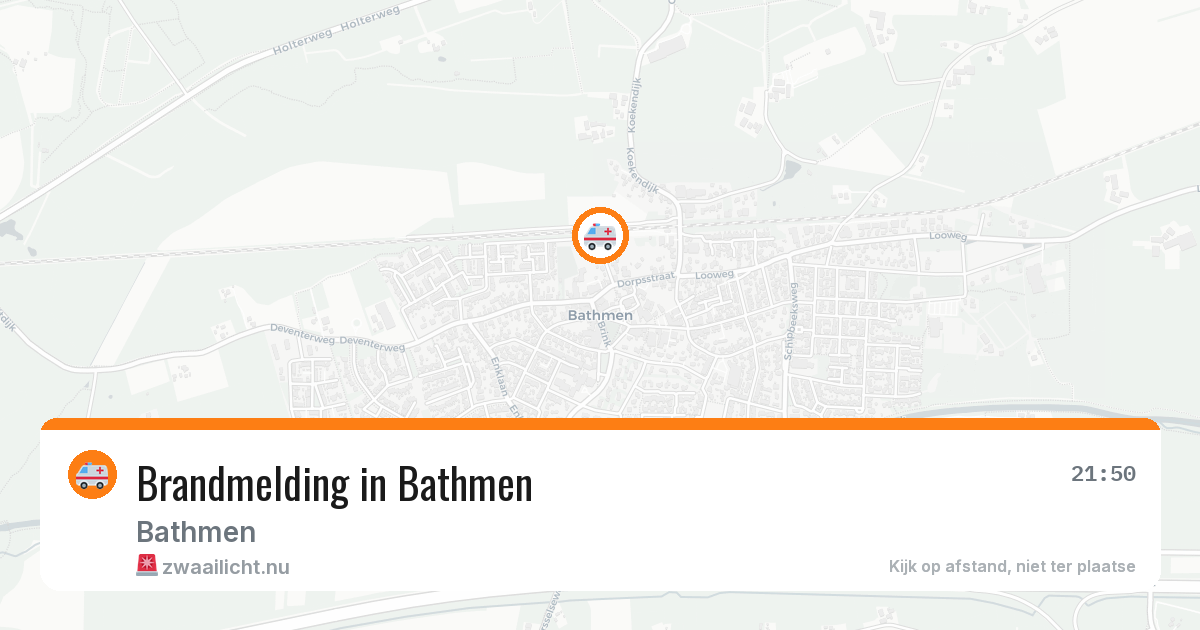 Brandmelding in Bathmen — 25 jul 2026