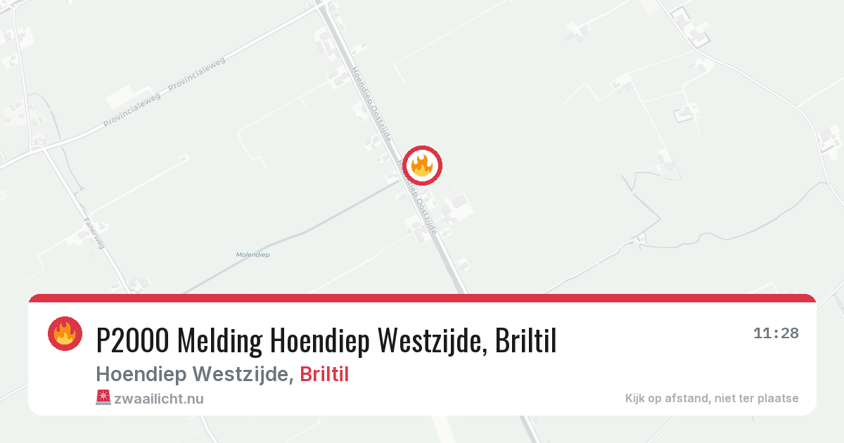 P2000 Melding Hoendiep Westzijde, Briltil — 4 feb 2026