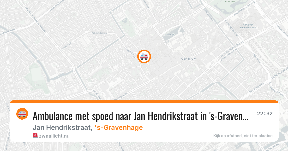 Ambulance met spoed naar Jan Hendrikstraat in 's-Gravenhage — 21 jan 2026
