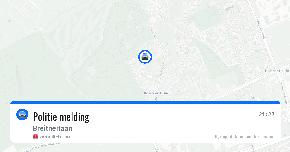 Politie melding — 18 jul 2026