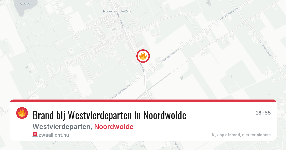 Brand bij Westvierdeparten in Noordwolde — 14 jul 2026