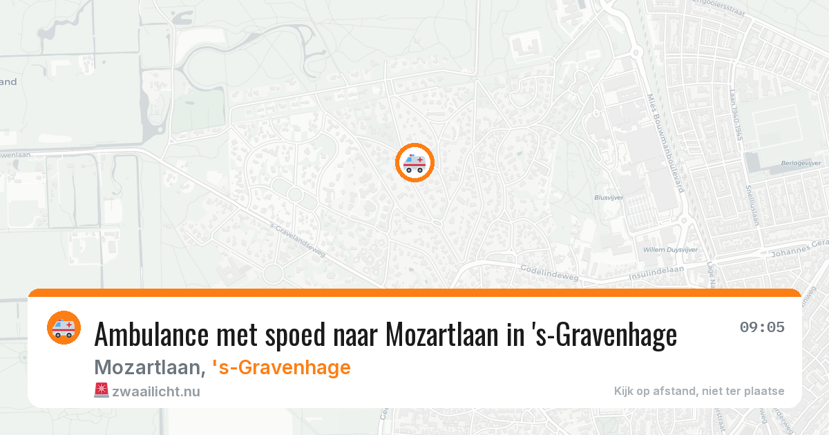 Ambulance met spoed naar Mozartlaan in 's-Gravenhage — 12 feb 2026