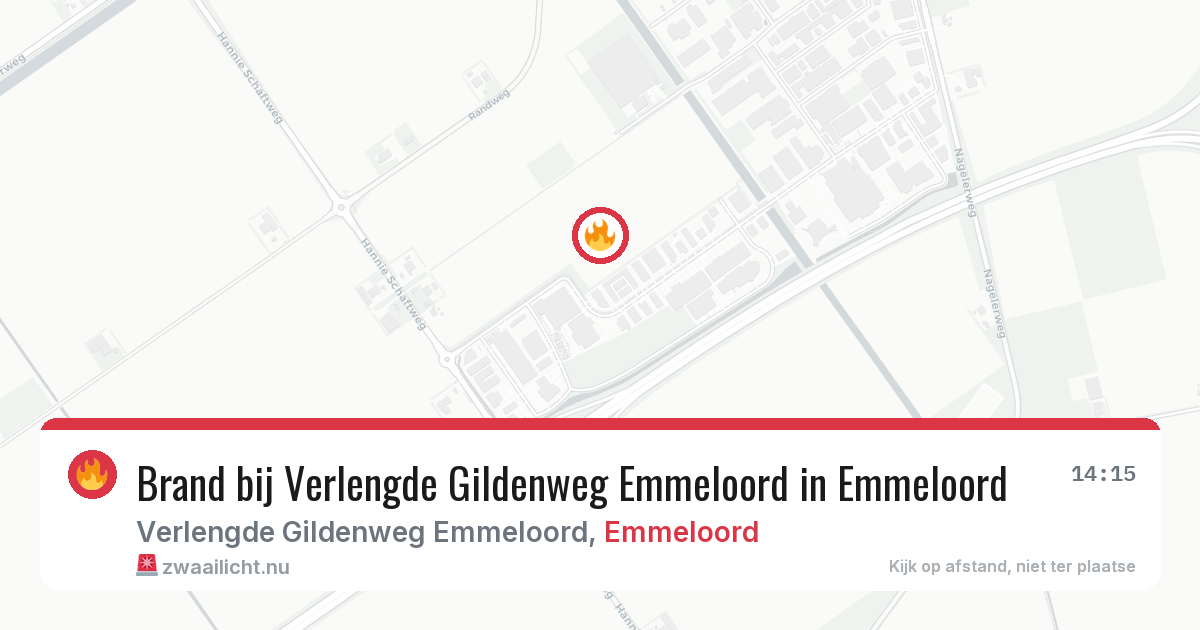 Brand bij Verlengde Gildenweg Emmeloord in Emmeloord — 22 mrt 2026