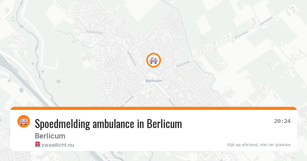 Spoedmelding ambulance in Berlicum — 11 feb 2026