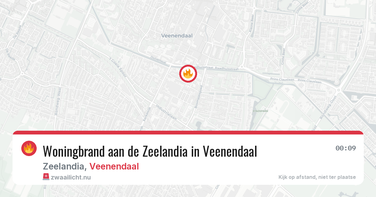 Woningbrand aan de Zeelandia in Veenendaal — 8 feb 2026