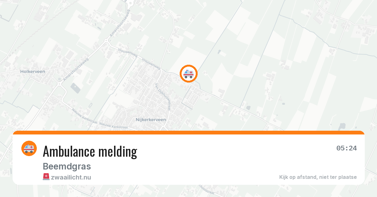 Ambulance melding — 12 feb 2026