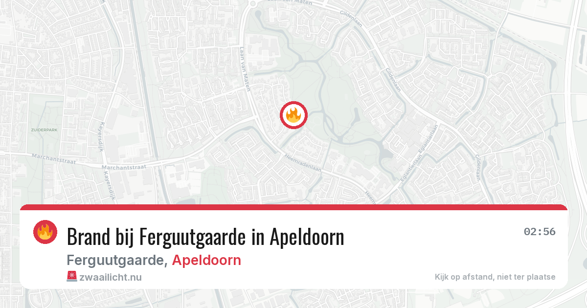 Brand bij Ferguutgaarde in Apeldoorn — 15 mrt 2026