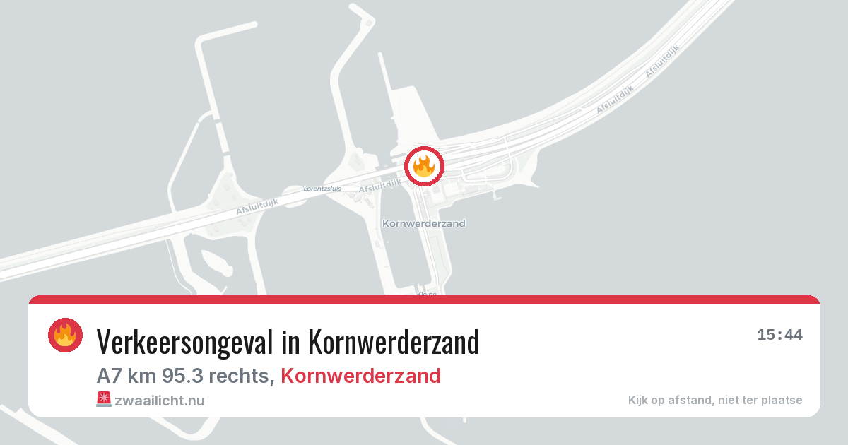 Verkeersongeval in Kornwerderzand — 21 mei 2026
