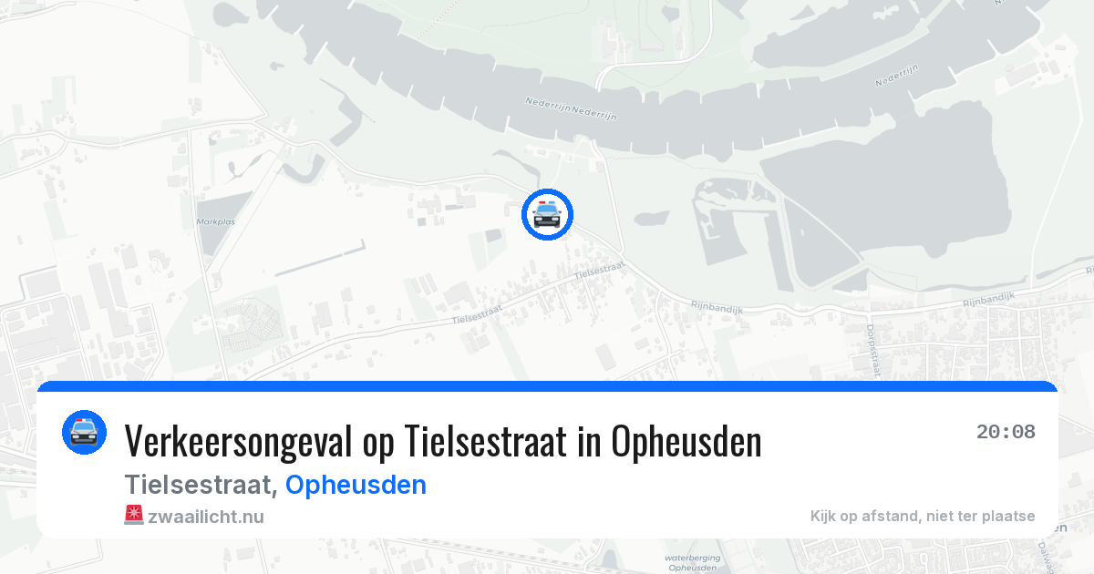 Verkeersongeval op Tielsestraat in Opheusden — 23 mei 2026