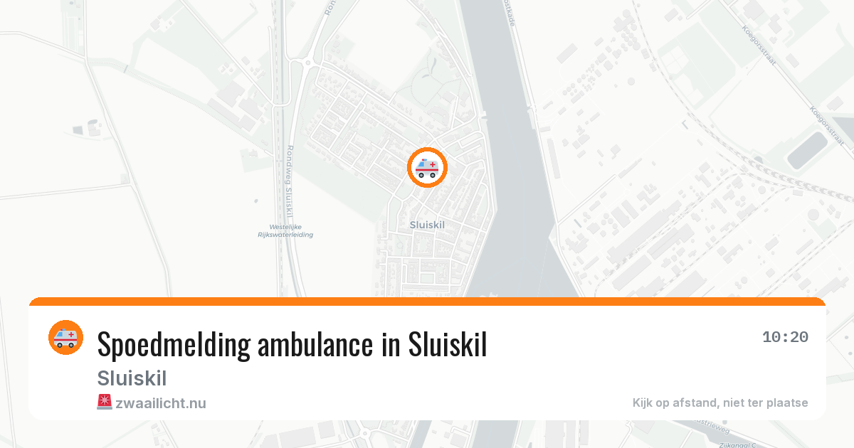 Spoedmelding ambulance in Sluiskil — 4 jun 2026