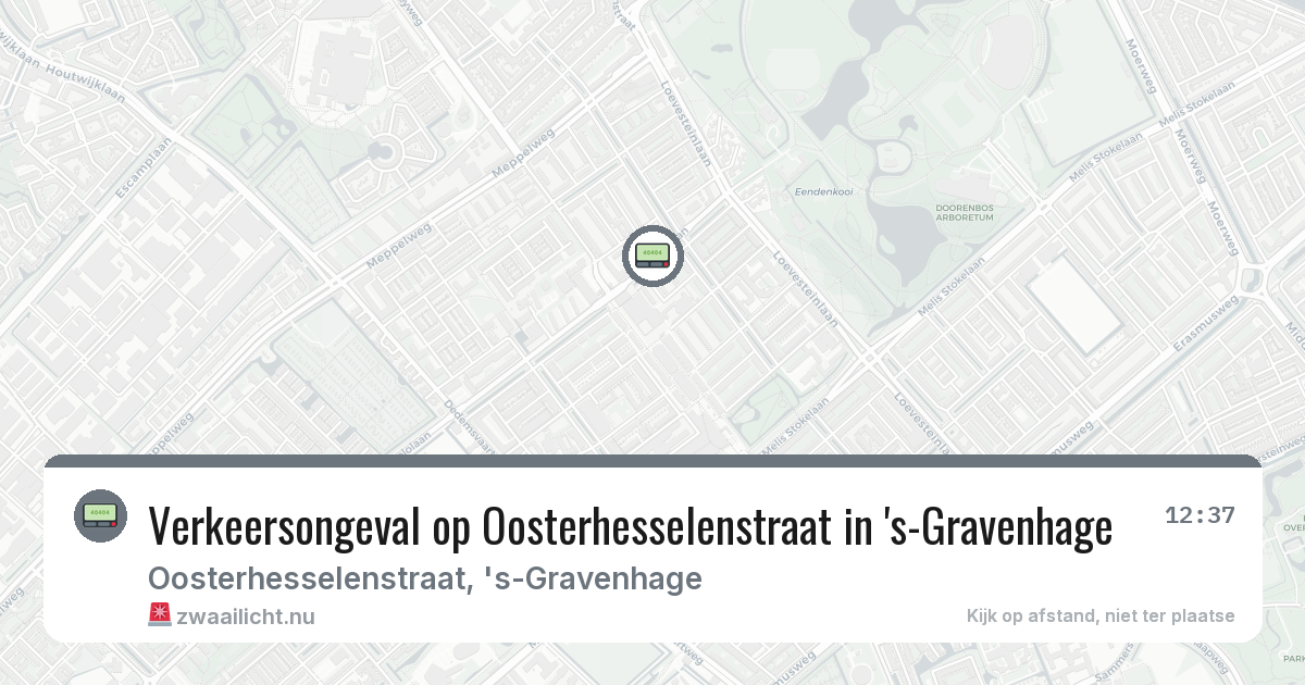 Verkeersongeval op Oosterhesselenstraat in 's-Gravenhage — 13 feb 2026