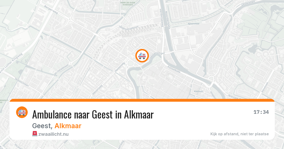 Ambulance naar Geest in Alkmaar — 11 jul 2026