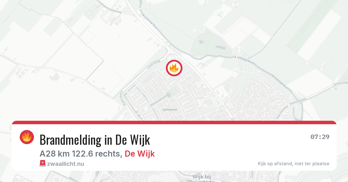 Brandmelding in De Wijk — 24 jan 2026
