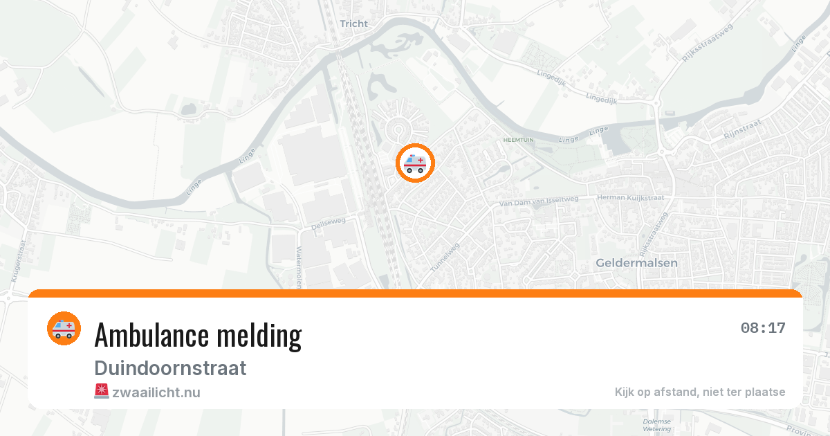 Ambulance melding — 17 feb 2026