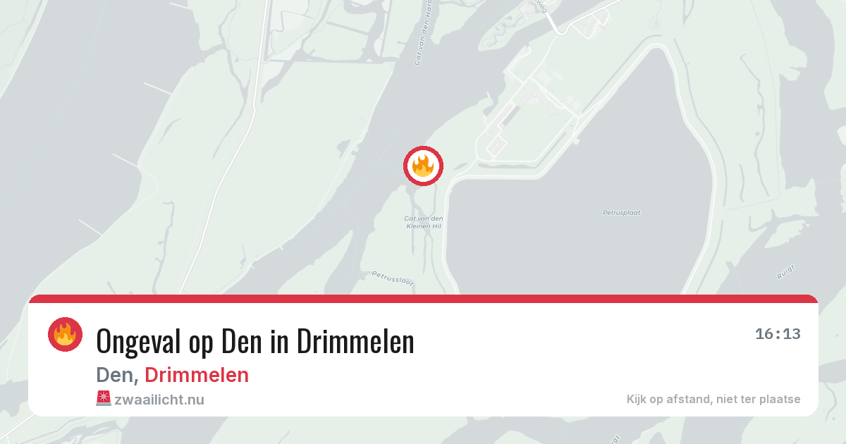 Ongeval op Den in Drimmelen — 22 feb 2026