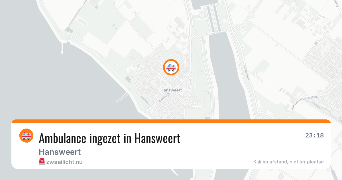 Ambulance ingezet in Hansweert — 4 jun 2026