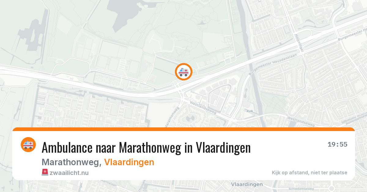 Ambulance naar Marathonweg in Vlaardingen — 11 jul 2026