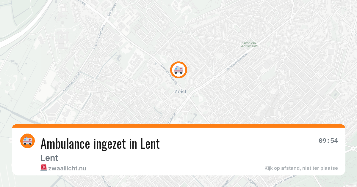 Ambulance ingezet in Lent — 7 feb 2026