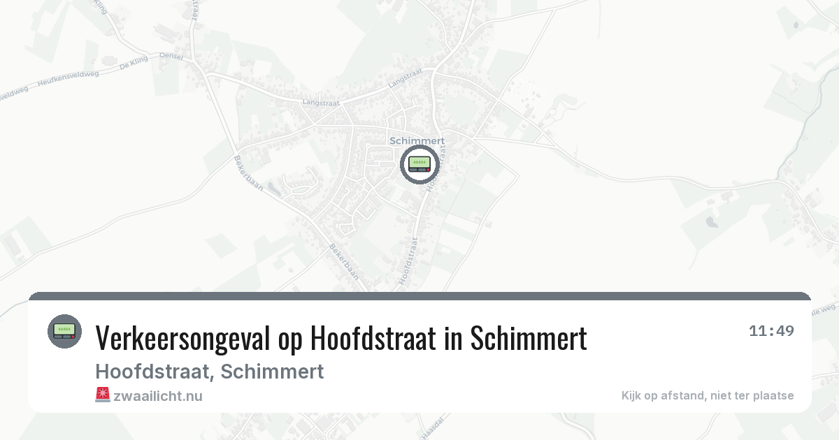 Verkeersongeval op Hoofdstraat in Schimmert — 2 jun 2026