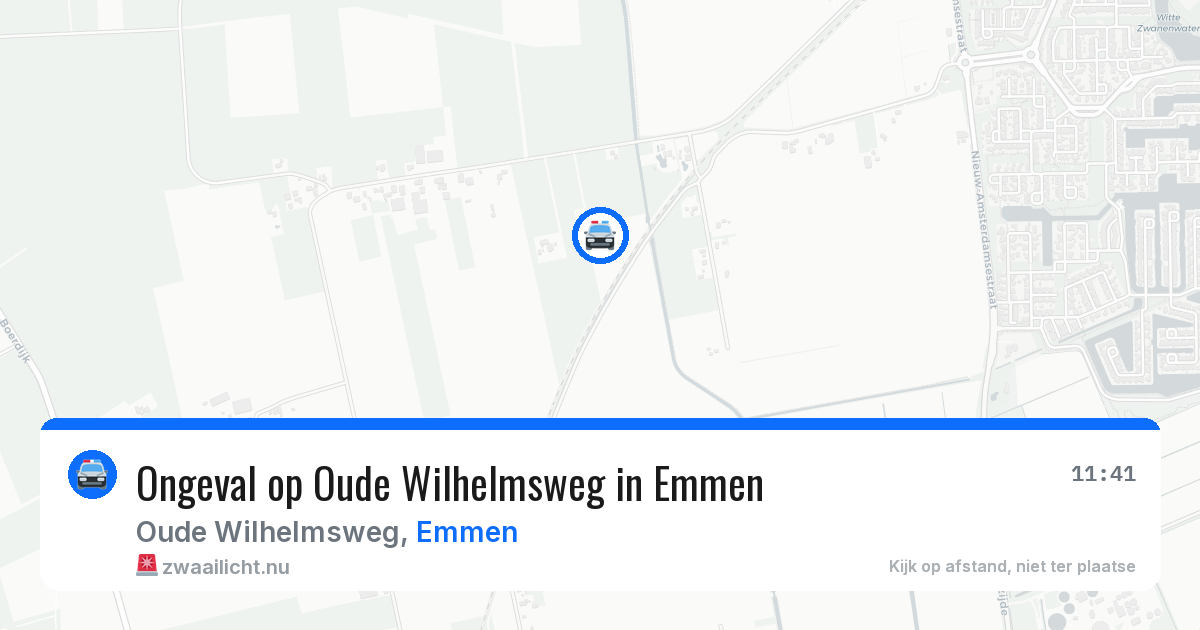Ongeval op Oude Wilhelmsweg in Emmen — 23 jan 2026