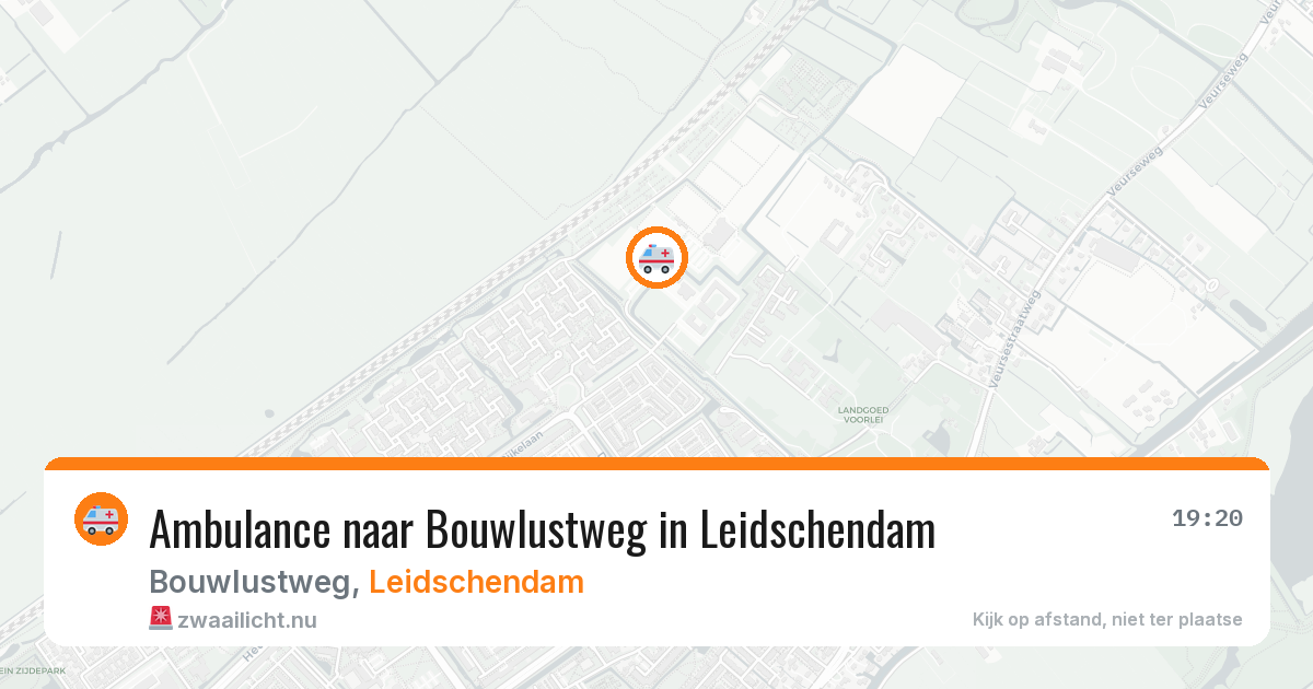 Ambulance naar Bouwlustweg in Leidschendam — 22 jan 2026