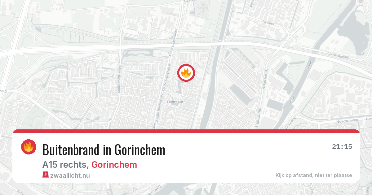 Buitenbrand in Gorinchem — 20 jul 2026