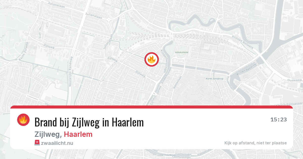 Brand bij Zijlweg in Haarlem — 14 jul 2026