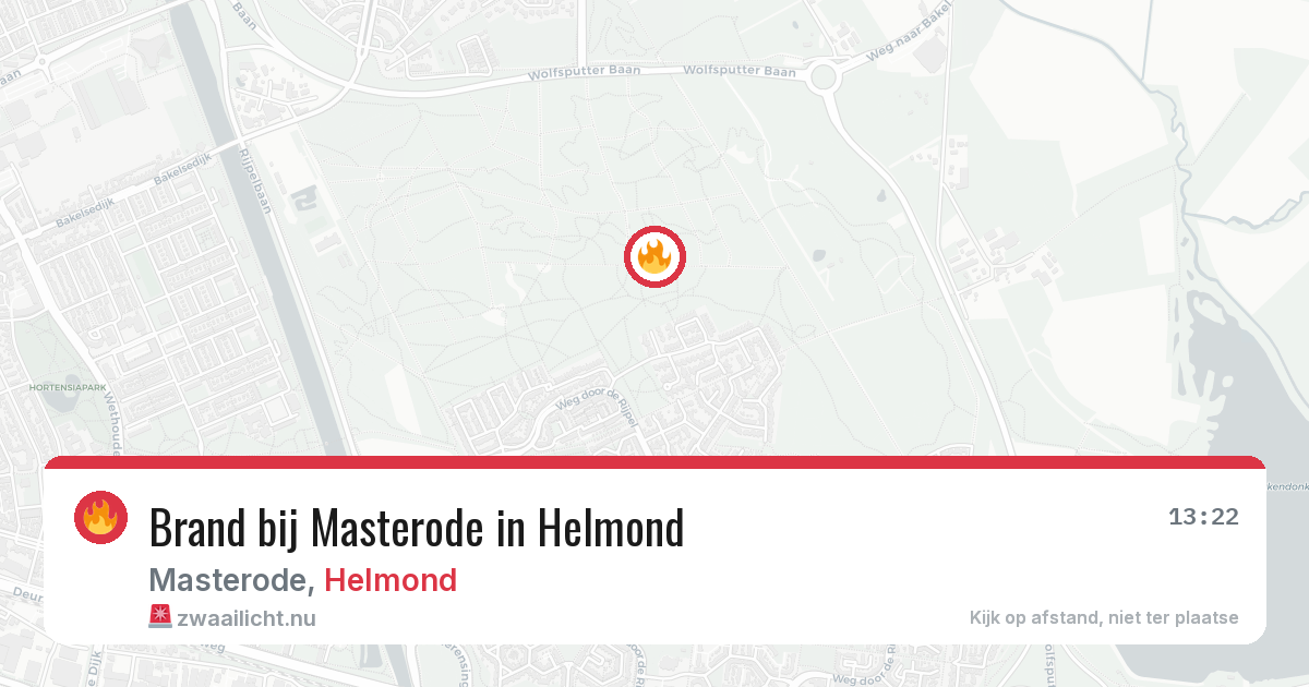 Brand bij Masterode in Helmond — 30 mei 2026