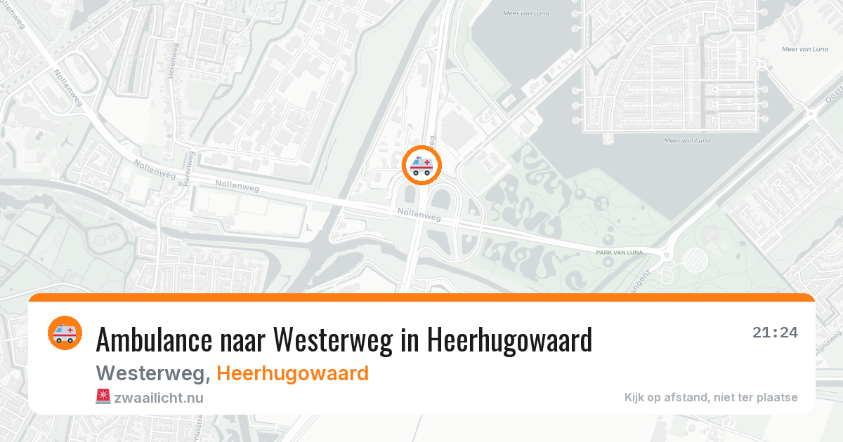 Ambulance naar Westerweg in Heerhugowaard — 15 jul 2026
