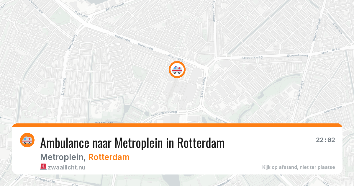 Ambulance naar Metroplein in Rotterdam — 3 jun 2026