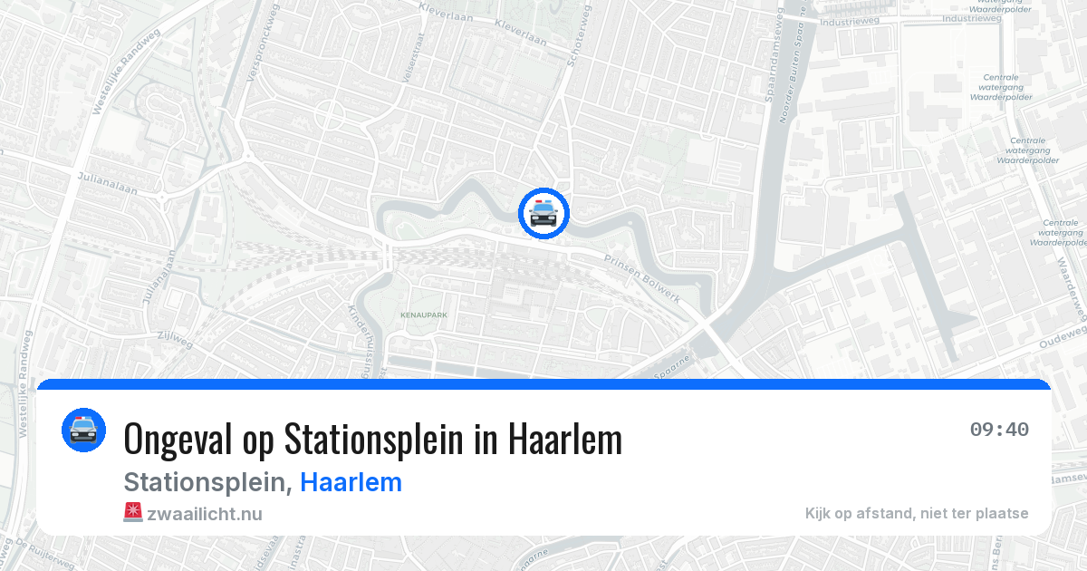Ongeval op Stationsplein in Haarlem — 17 jul 2026