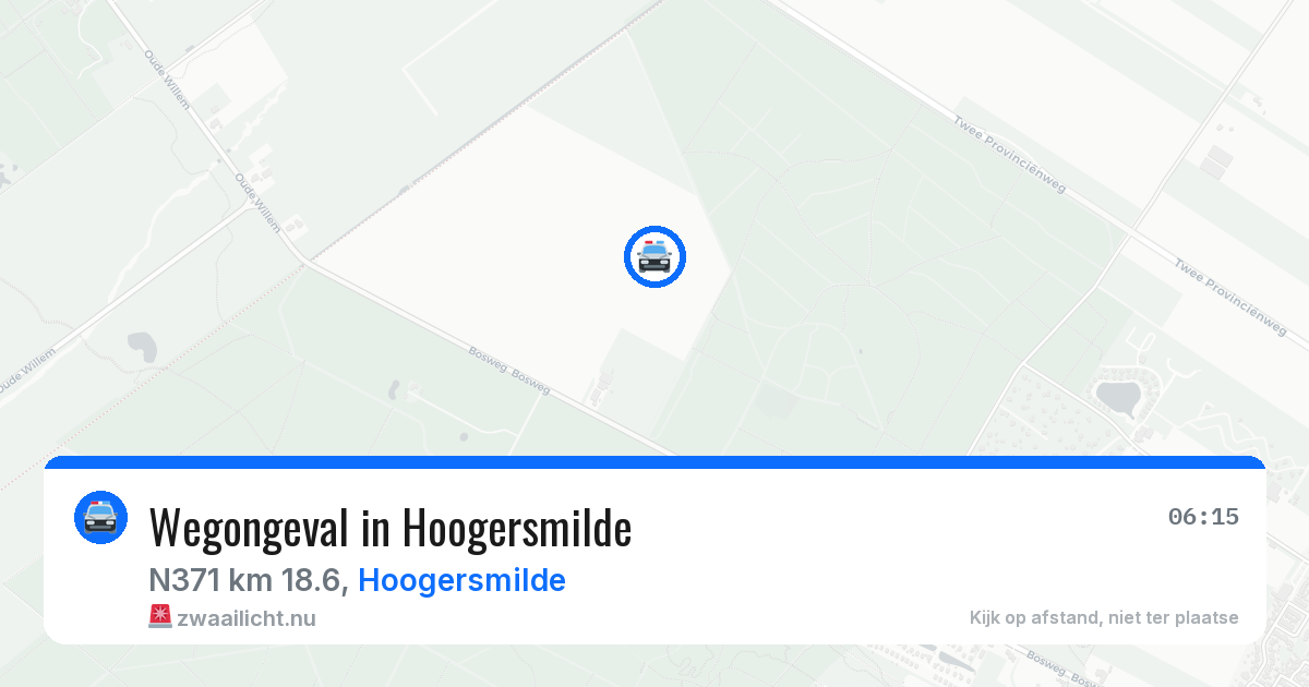 Wegongeval in Hoogersmilde — 11 mei 2026