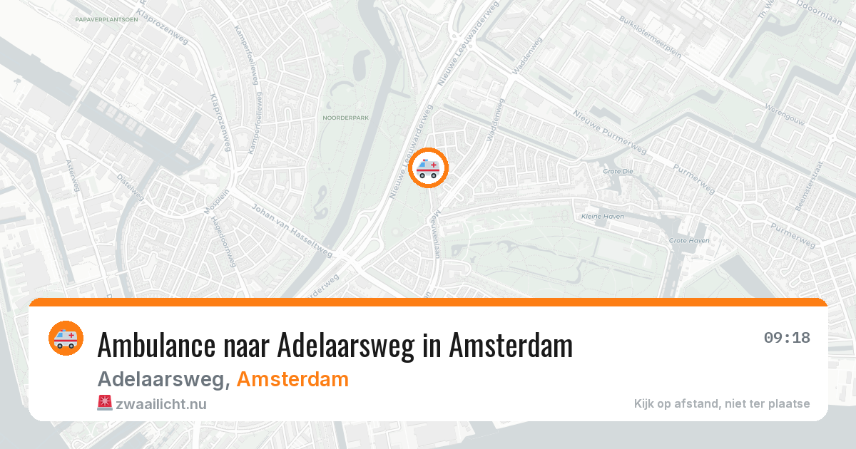 Ambulance naar Adelaarsweg in Amsterdam — 22 mei 2026