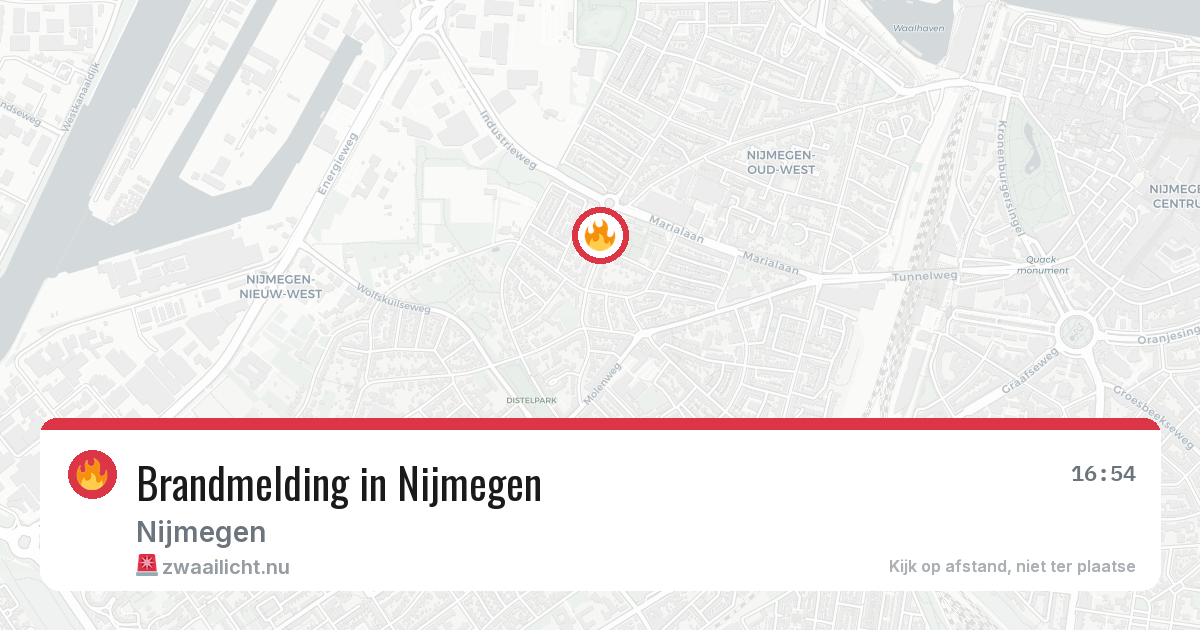 Brandmelding in Nijmegen — 30 mei 2026