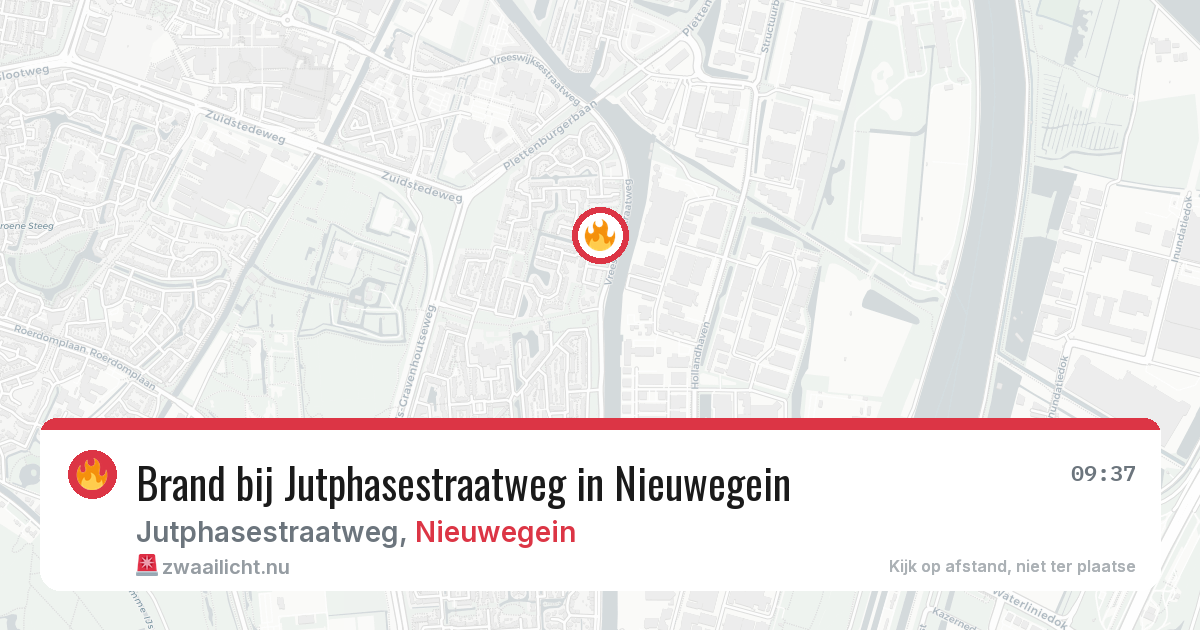 Brand bij Jutphasestraatweg in Nieuwegein — 9 jun 2026
