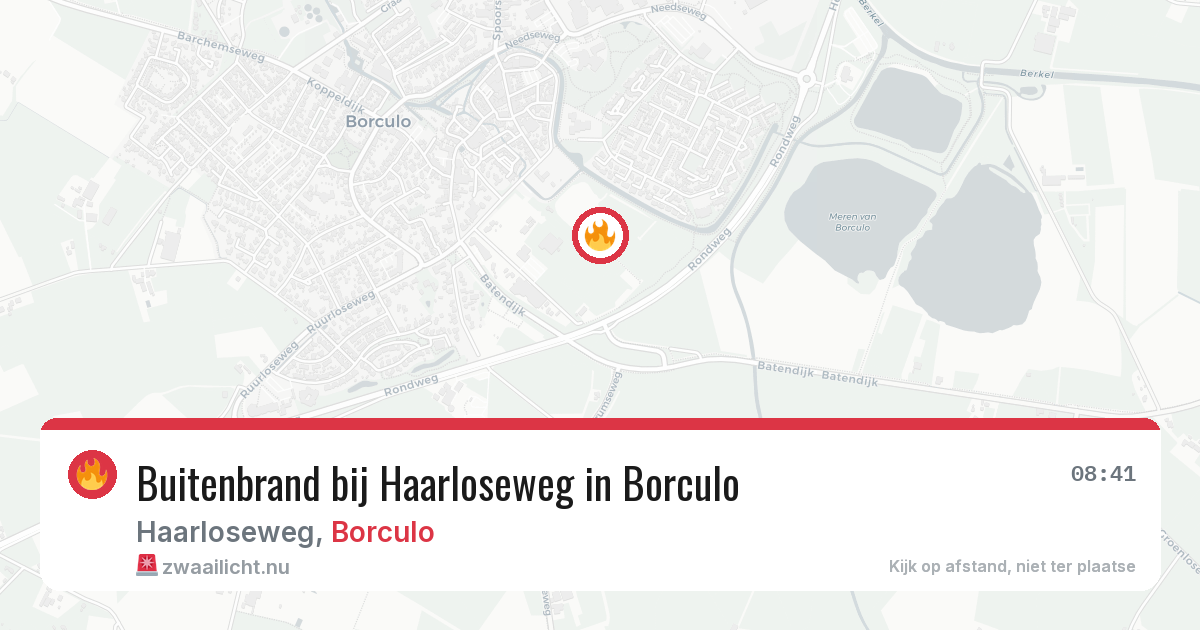 Buitenbrand bij Haarloseweg in Borculo — 4 jun 2026